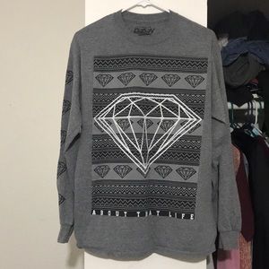 Long Sleeve Diamond Tee